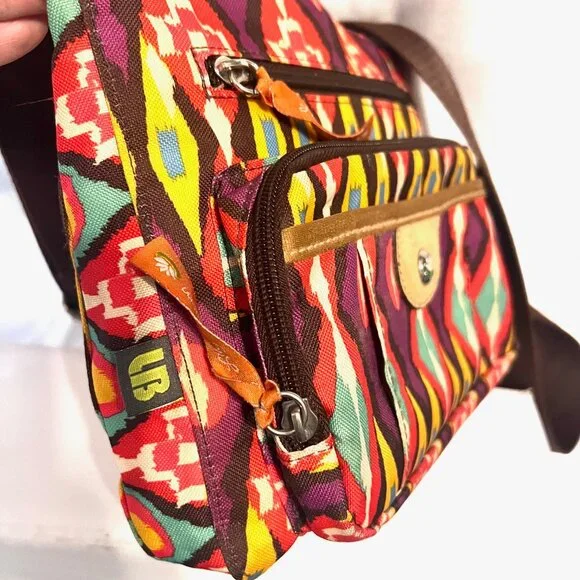 Lilly Bloom-Multi Color Lightweight Crossbody Purse/Bag-Adjustable Strap-Travel - Picture 5 of 16